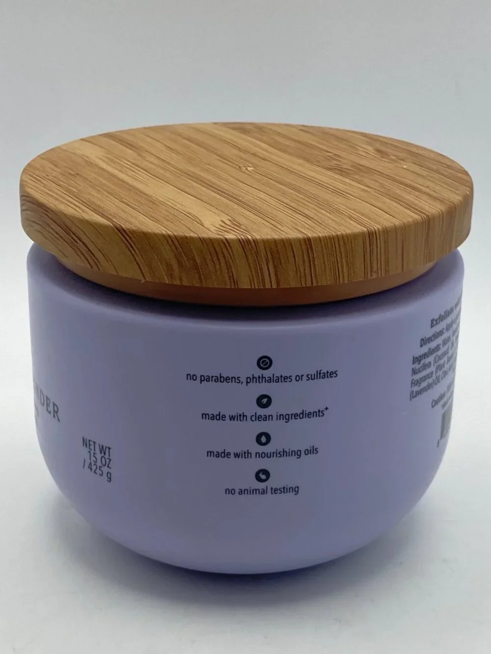 Pacha Soap Co. French Lavender Body Scrub – 15 oz / 425 g